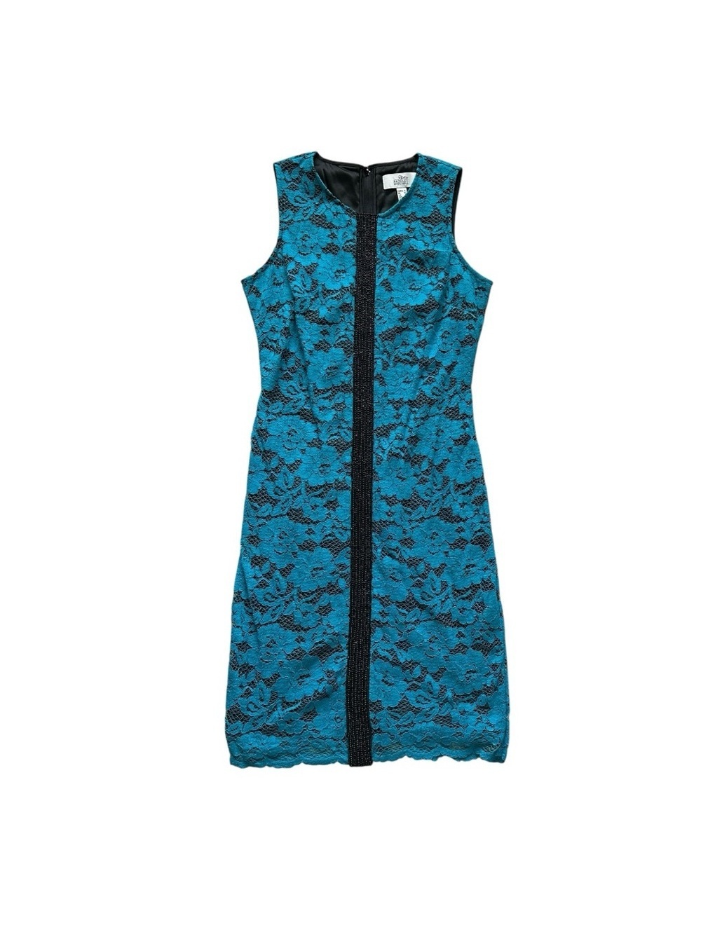 Belle Badgley Mischka Blue Lace Dress